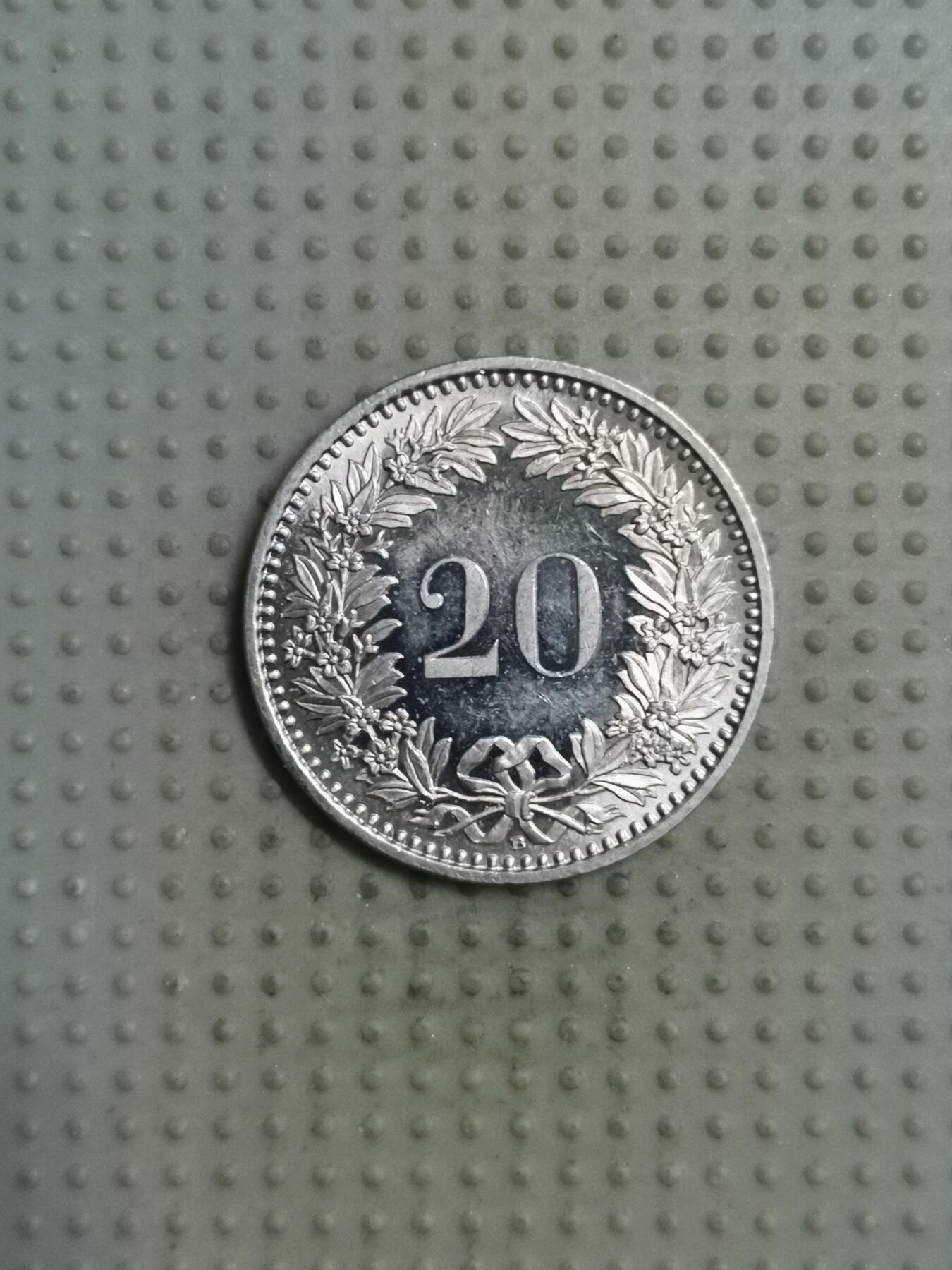 2025年第86场各国散币拍卖（总第86场） 瑞士2013年20生丁