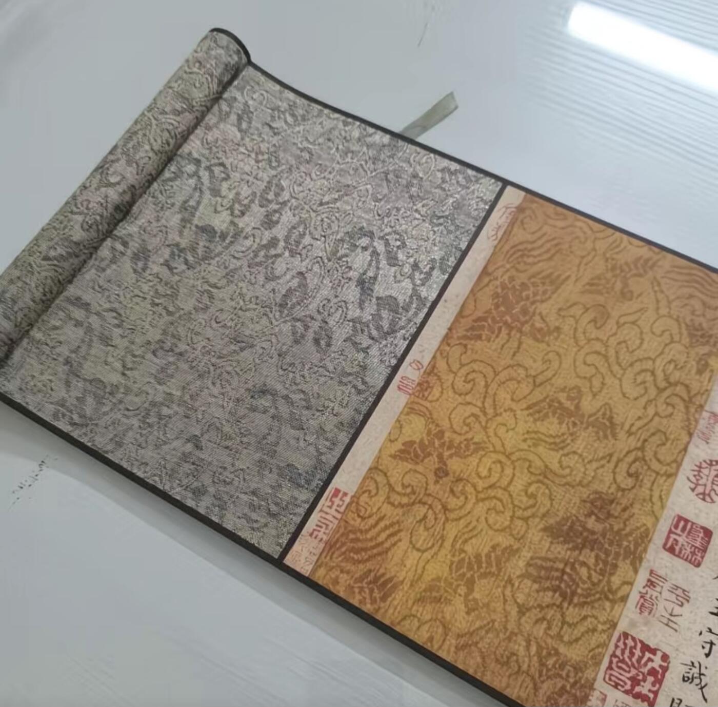   听雨轩  名家卷轴字画 褚遂良楷书 临王献之飞鸟帖手卷