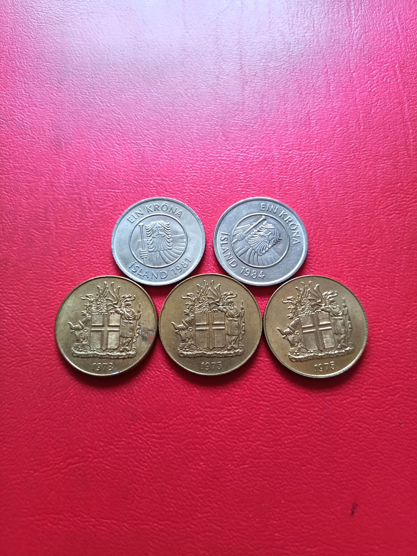 【云涧收藏】第六十四场 冰岛1克朗5枚
