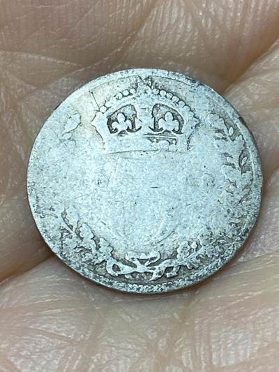 2025年第九十四场(总第一百二十场）外国好品散币(免佣金) - 英国🇬🇧1898年3便士银币(维多利亚女王老年披纱，925高银)