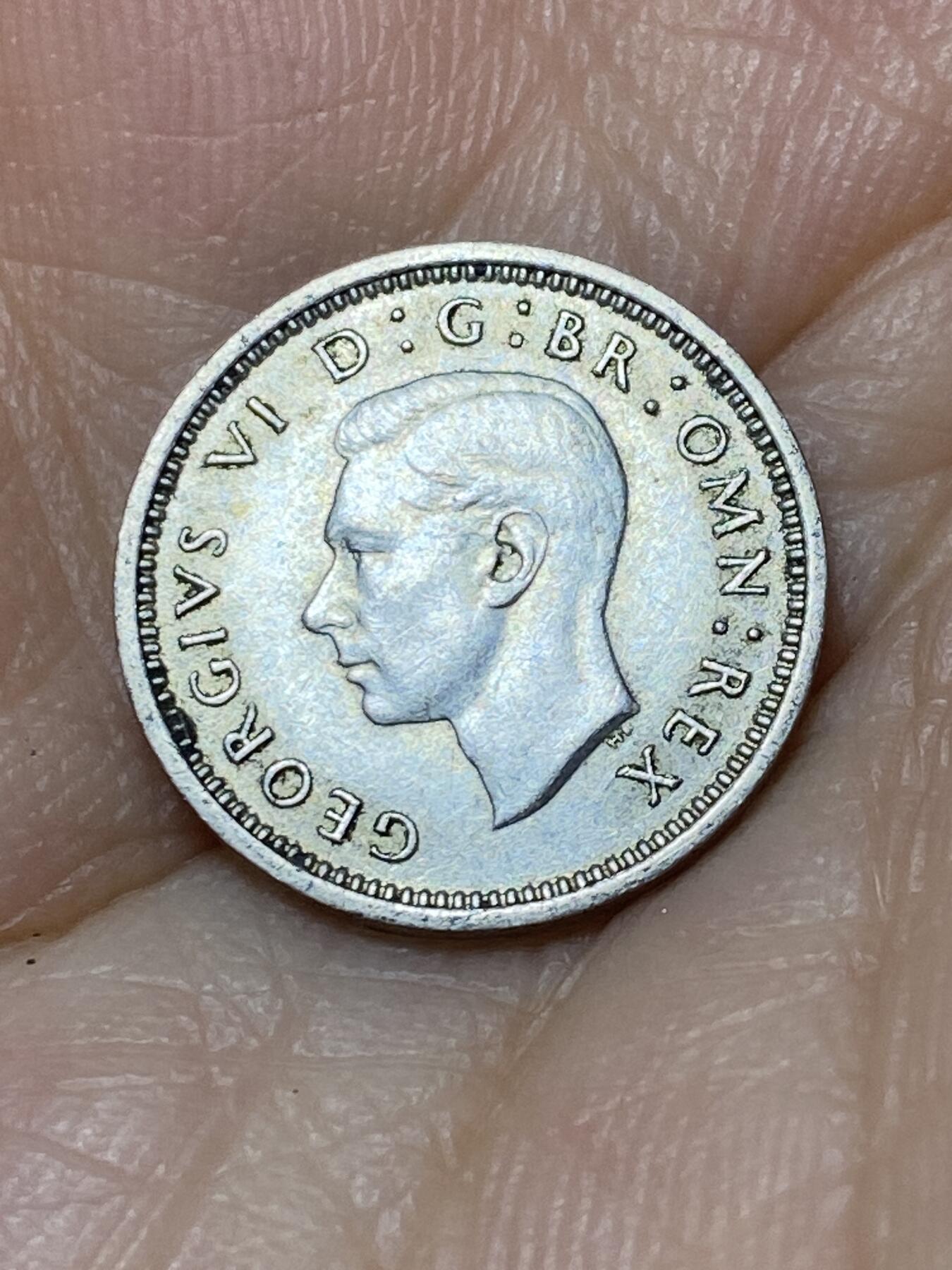 2025年第九十四场(总第一百二十场）外国好品散币(免佣金) 英国🇬🇧1941年3便士银币(乔治六世第一版，500银)