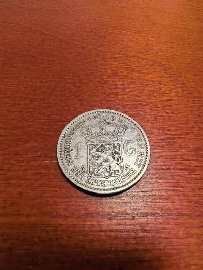 长老汇马年精选第十九场拍卖 1912荷兰威廉明娜1盾银币，10克945银，克书60分200美金