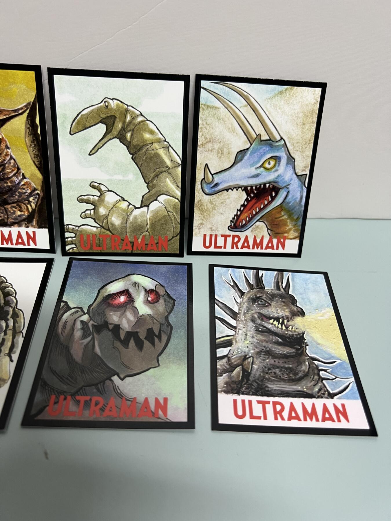 零元拍：RRParks Ultraman 归来的奥特曼 杰克奥特曼  圆谷公司 杰克奥特曼  手绘复刻卡 超人气怪兽很多 非常稀有 大比例 10张一起拍！编号见卡背 