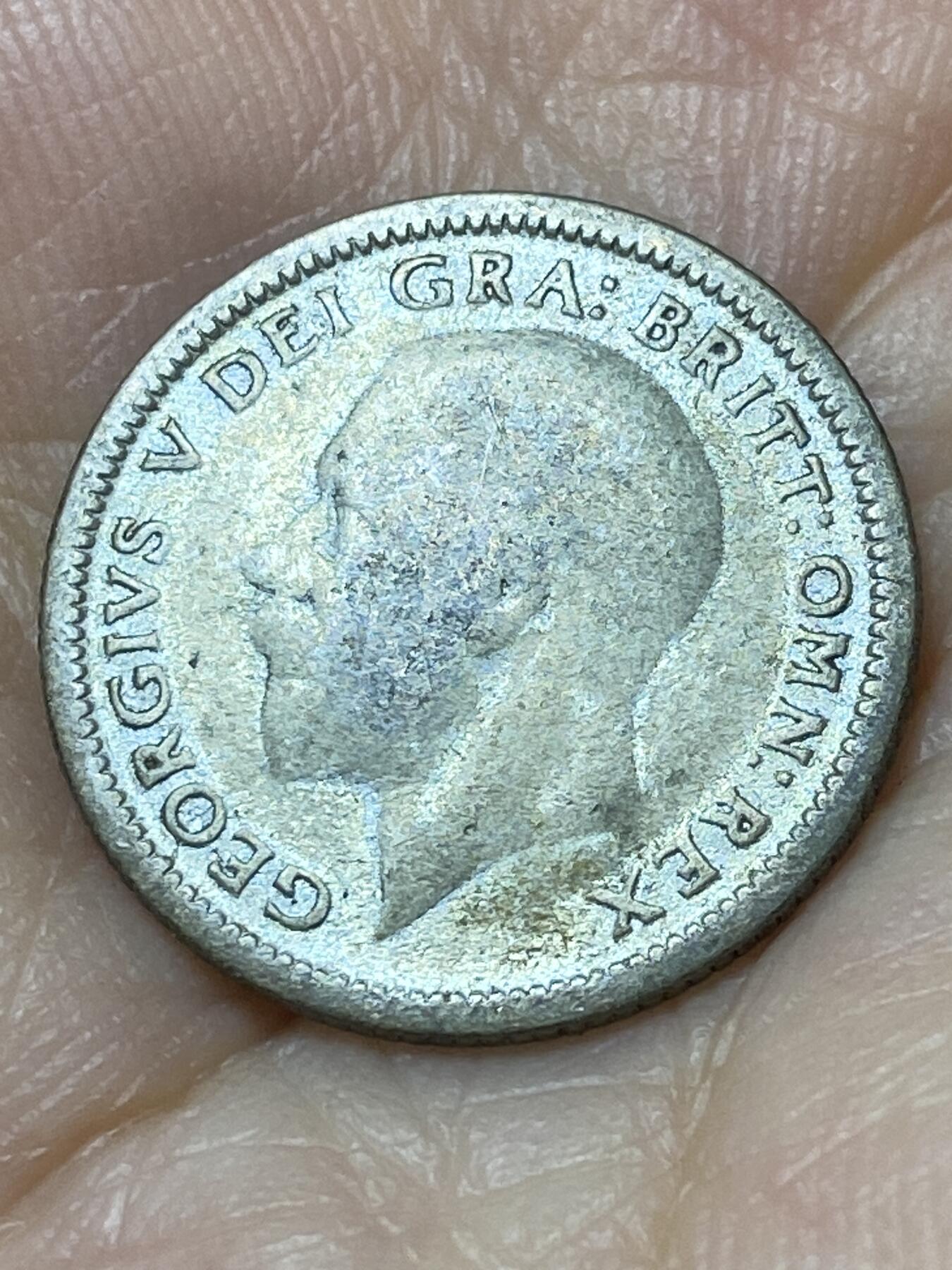2025年第九十四场(总第一百二十场）外国好品散币(免佣金) 英国🇬🇧1927年6便士银币(乔治五世第四版，关门年仅发行2年，500银)