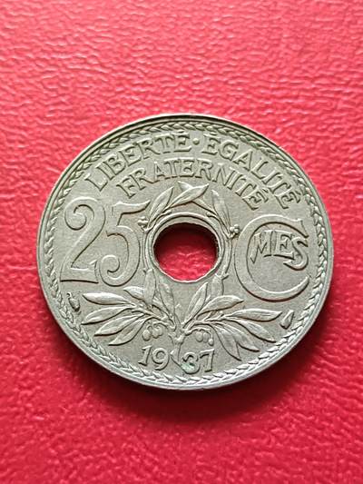 【云涧收藏】第六十四场 - 法国1937年25生丁