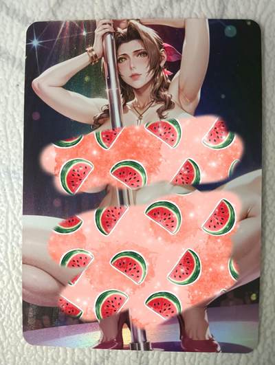 花开卡拍第39期（9月21号周日截拍，品控勿拍!!!拍品不寄存，运费5元，自制卡难免瑕疵，可能存在轻微撞角爆边等出厂瑕疵，品控介意勿拍！） - 艺术卡 钢管舞系列4  正反不同图 彩闪
