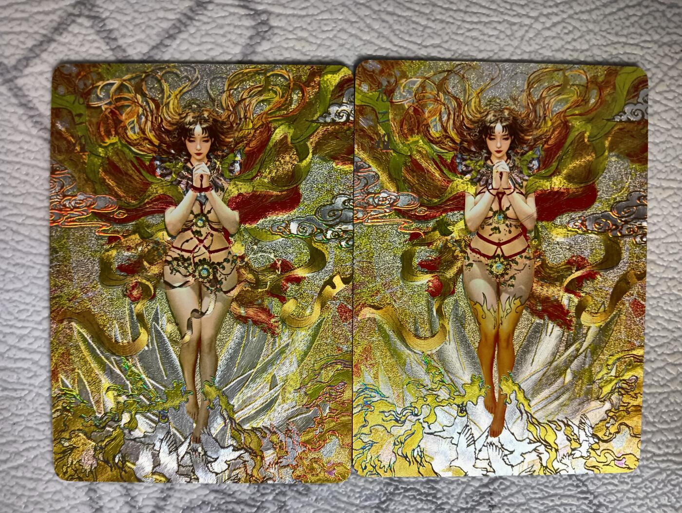 花开卡拍第39期（9月21号周日截拍，品控勿拍!!!拍品不寄存，运费5元，自制卡难免瑕疵，可能存在轻微撞角爆边等出厂瑕疵，品控介意勿拍！）