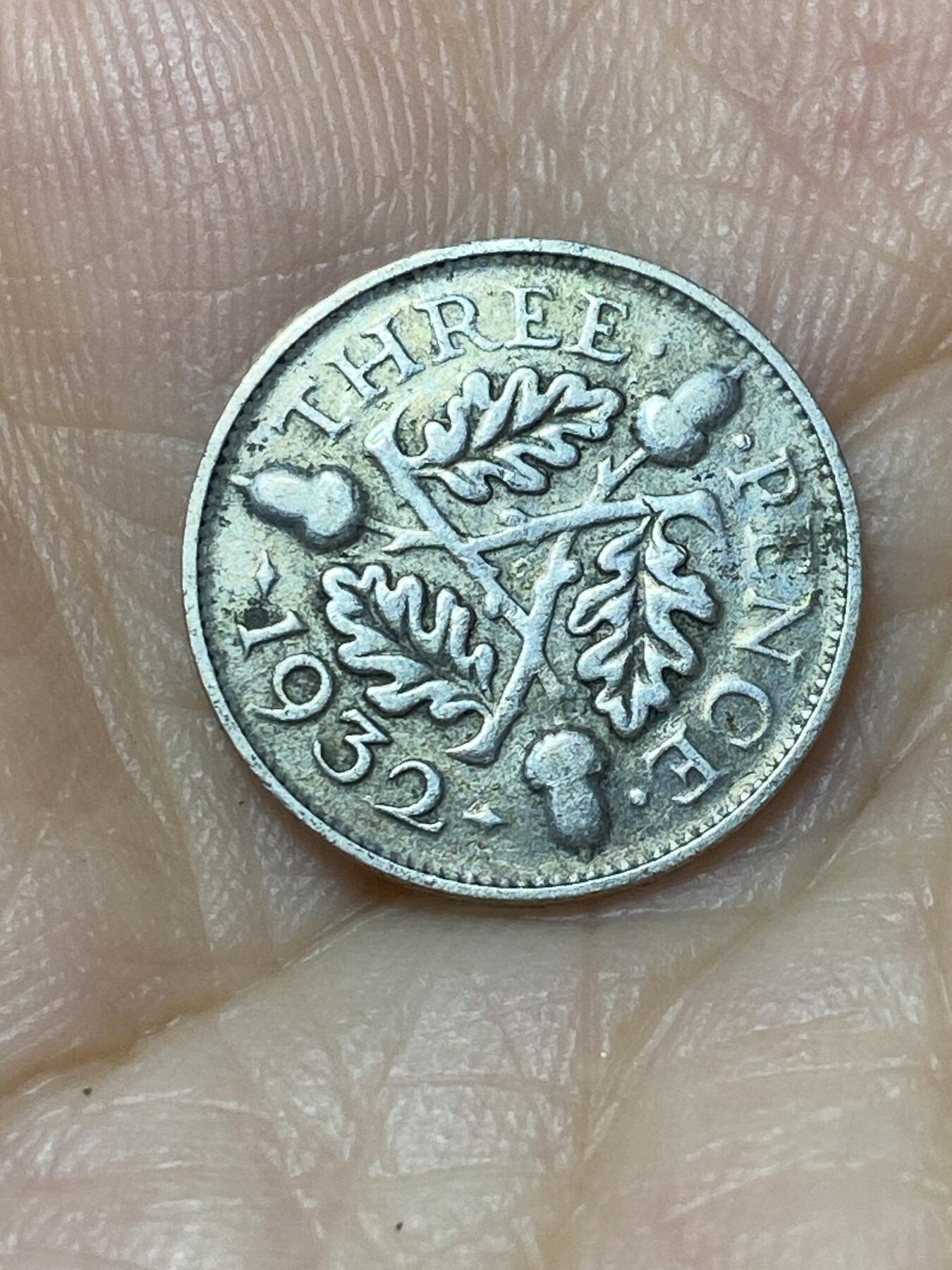 2025年第九十四场(总第一百二十场）外国好品散币(免佣金) 英国🇬🇧1932年3便士银币(乔治五世第四版，500银)