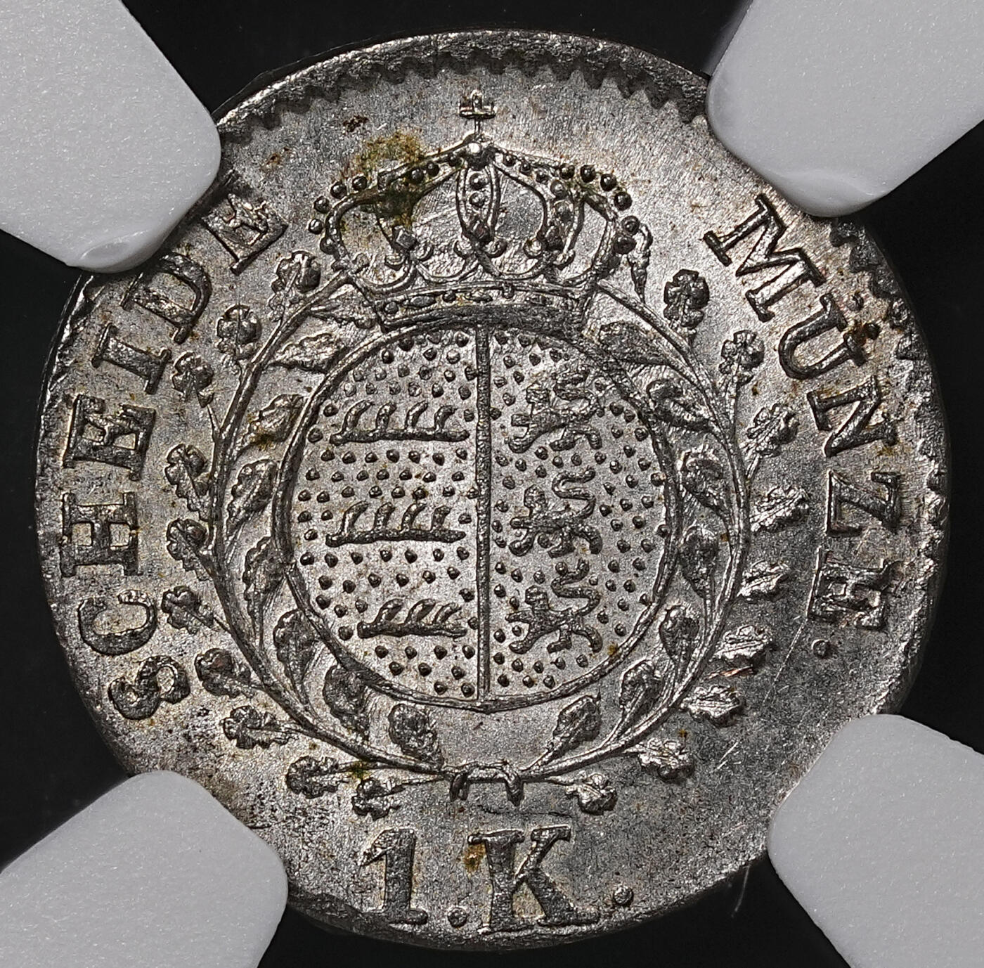 修遠堂世界钱币第八十五期 NGC MS65 1833年符腾堡1克鲁泽 唯一冠军分