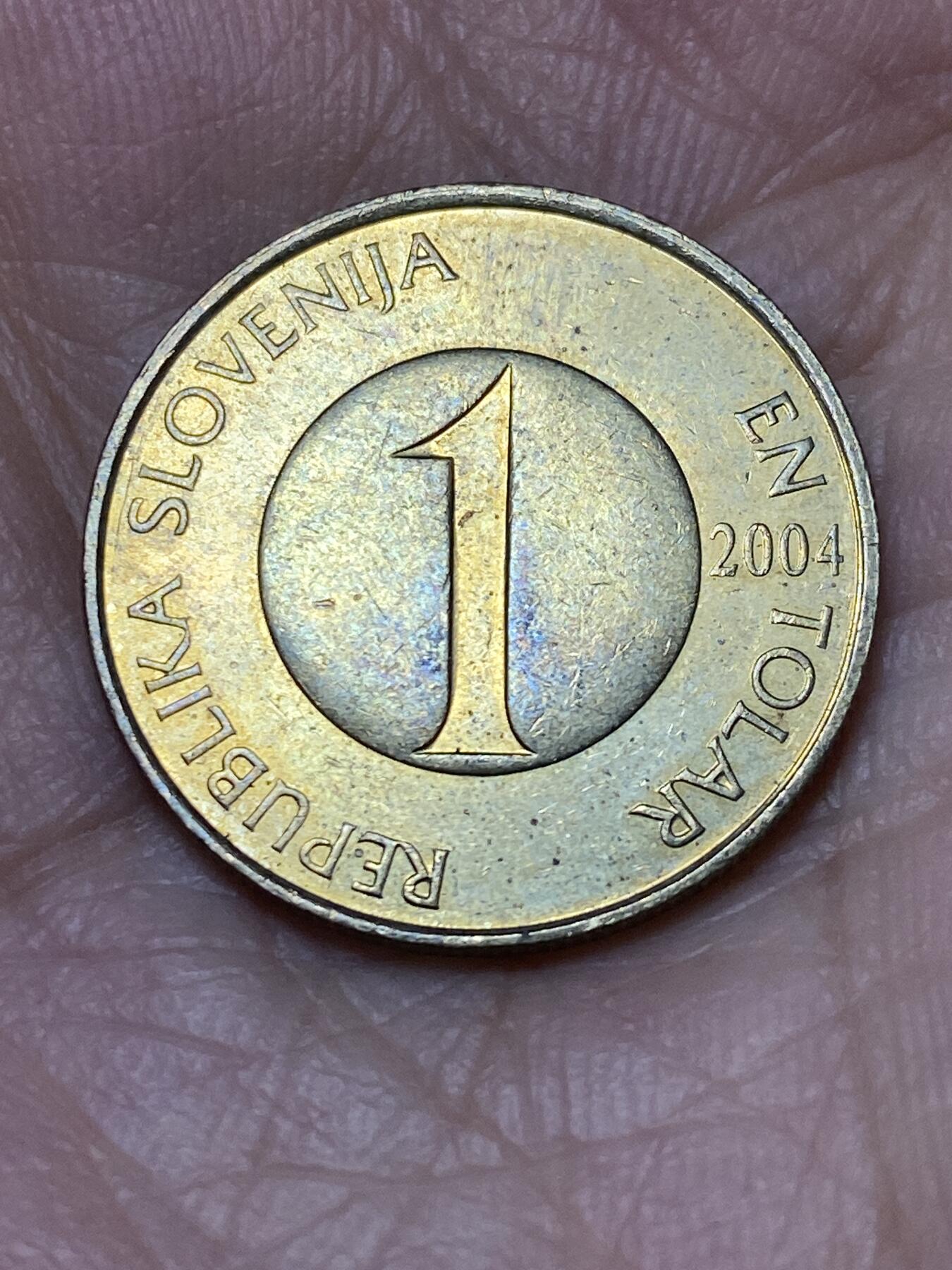 2025年第九十三场(总第一百一十九场）外国好品散币(免佣金) 斯洛文尼亚🇸🇮2004年1托拉尔
