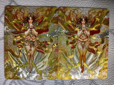 花开卡拍第39期（9月21号周日截拍，品控勿拍!!!拍品不寄存，运费5元，自制卡难免瑕疵，可能存在轻微撞角爆边等出厂瑕疵，品控介意勿拍！） - 燎原 焱卡文化 太虚幻境 尤二姐 粗闪