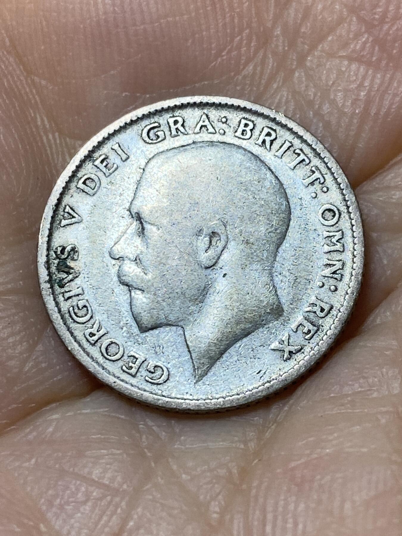 2025年第九十四场(总第一百二十场）外国好品散币(免佣金) 英国🇬🇧1924年6便士银币(乔治五世第二版，500银)
