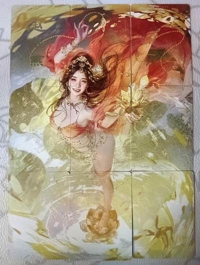 花开卡拍第39期（9月21号周日截拍，品控勿拍!!!拍品不寄存，运费5元，自制卡难免瑕疵，可能存在轻微撞角爆边等出厂瑕疵，品控介意勿拍！） - 燎原 焱卡文化 人间传 赵飞燕 九拼