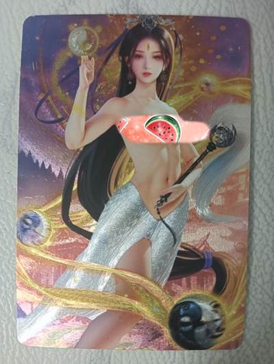 花开卡拍第39期（9月21号周日截拍，品控勿拍!!!拍品不寄存，运费5元，自制卡难免瑕疵，可能存在轻微撞角爆边等出厂瑕疵，品控介意勿拍！） - 五月卡牌 粗闪工艺 五林 点苍派 艺术版 一张