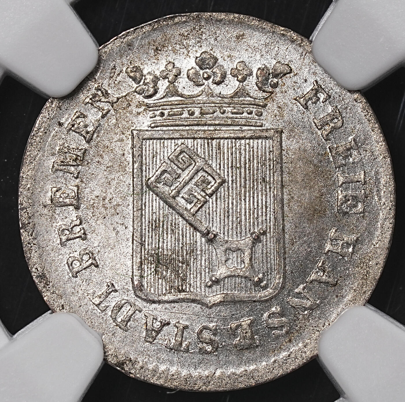 修遠堂世界钱币第八十五期 NGC MS64 1840年不莱梅1格罗滕