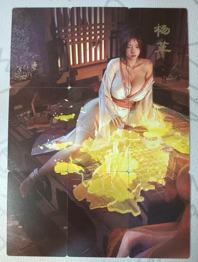 花开卡拍第39期（9月21号周日截拍，品控勿拍!!!拍品不寄存，运费5元，自制卡难免瑕疵，可能存在轻微撞角爆边等出厂瑕疵，品控介意勿拍！） - 燎原 焱卡文化 人间传 杨芷 九拼