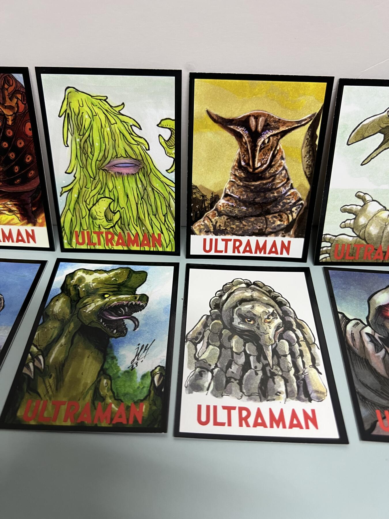 零元拍：RRParks Ultraman 归来的奥特曼 杰克奥特曼  圆谷公司 杰克奥特曼  手绘复刻卡 超人气怪兽很多 非常稀有 大比例 10张一起拍！编号见卡背 