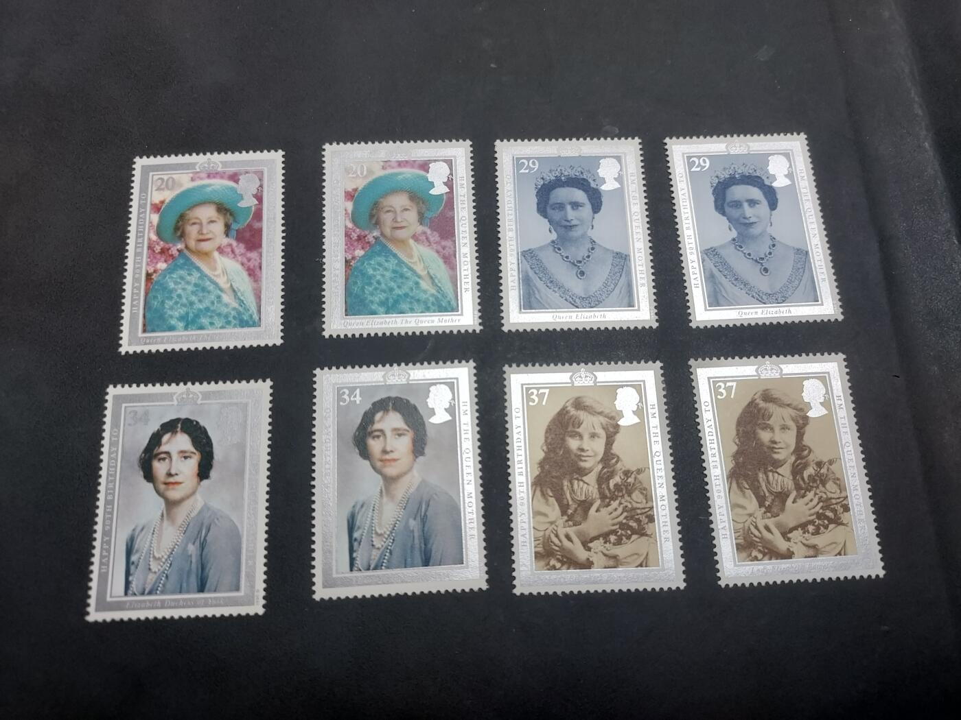 博彦收藏  10月13日 8点 邮票专场 英国 女皇纪念票2套 全品