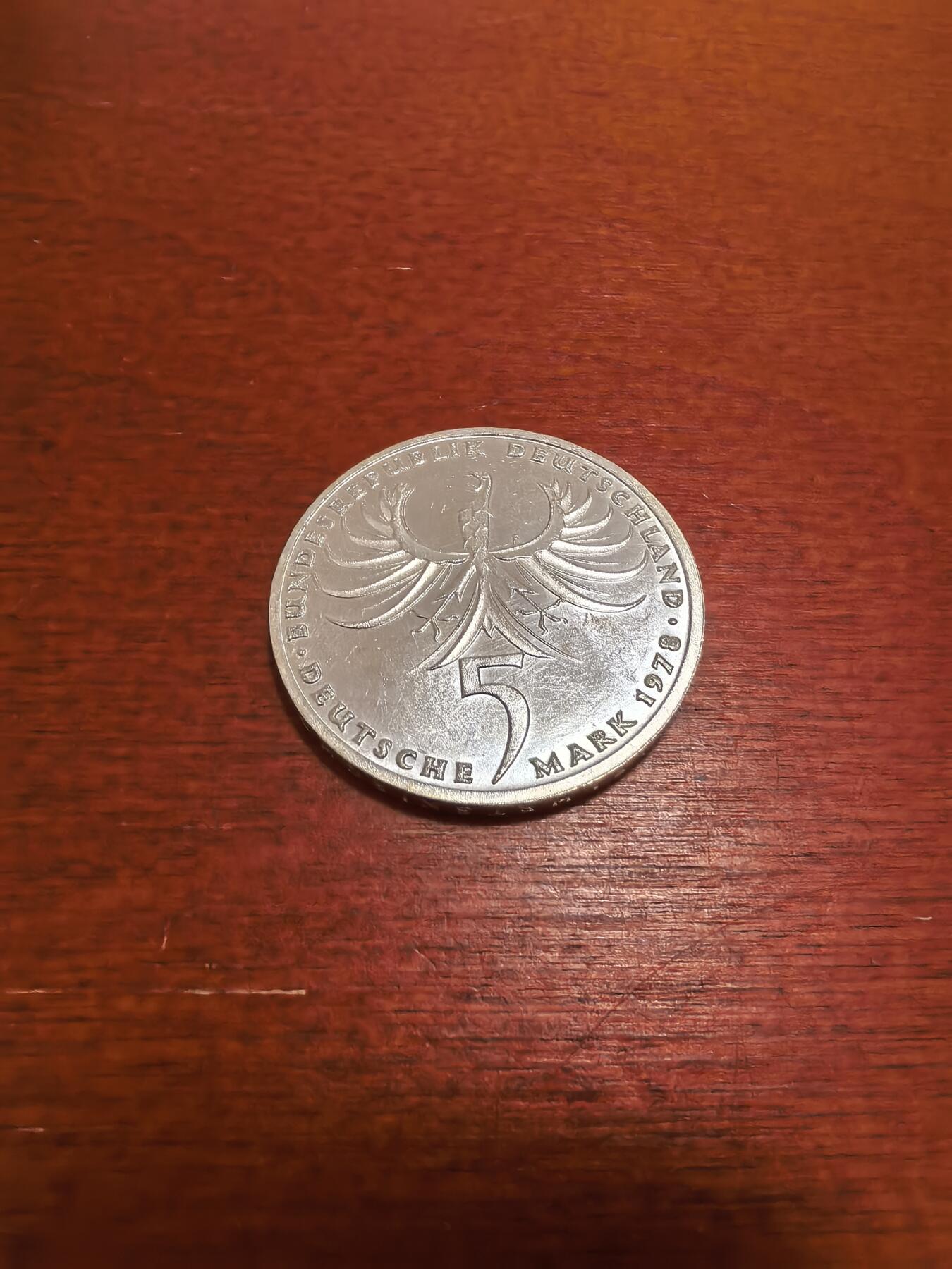 长老汇蛇年精选第四十九场拍卖 1978西德纽曼逝世225周年5马克银币