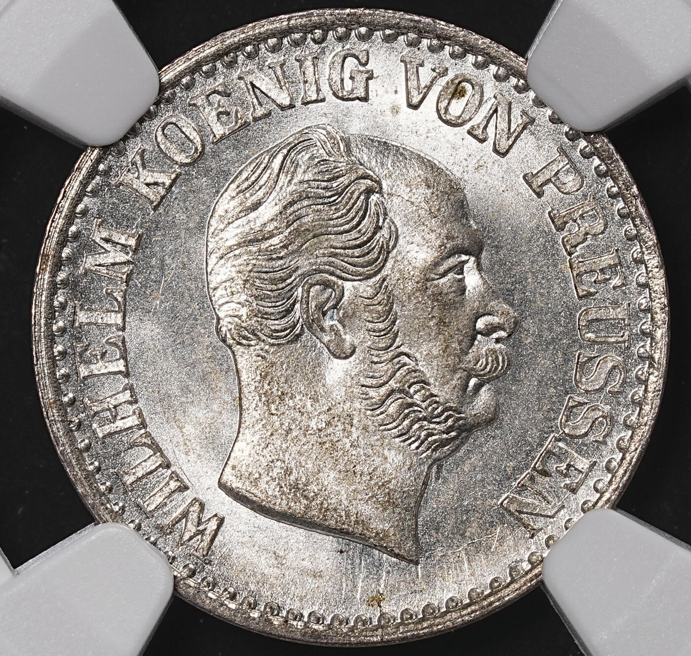 修遠堂世界钱币第八十五期 NGC MS65 1870年普鲁士1银格罗申