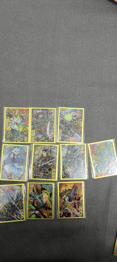 夜之极第三十一期 （9月20日周六晚9点截拍，欢迎竞拍） - 集画家 多吉 手卡十张
