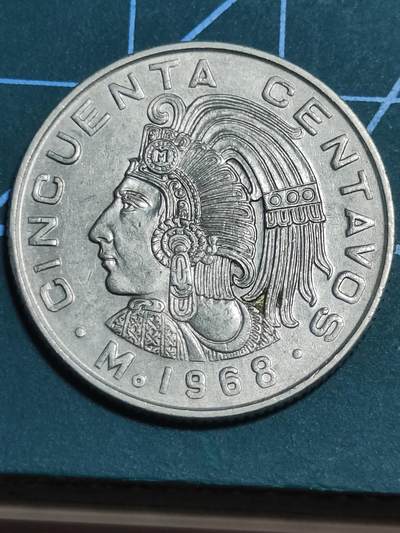 2025年第九十三场(总第一百一十九场）外国好品散币(免佣金) - 好品–墨西哥🇲🇽1968年50分