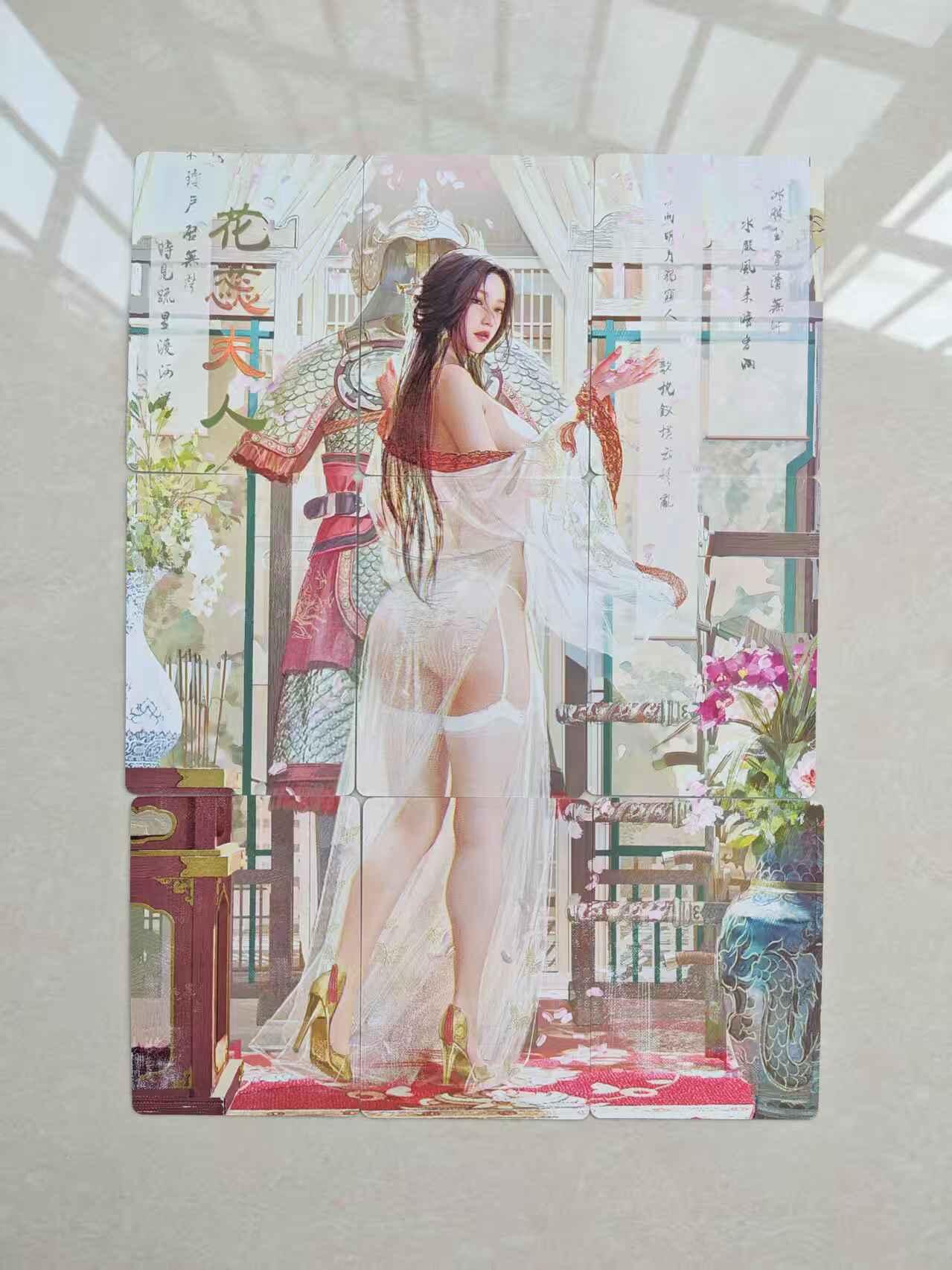 花开卡拍第39期（9月21号周日截拍，品控勿拍!!!拍品不寄存，运费5元，自制卡难免瑕疵，可能存在轻微撞角爆边等出厂瑕疵，品控介意勿拍！）