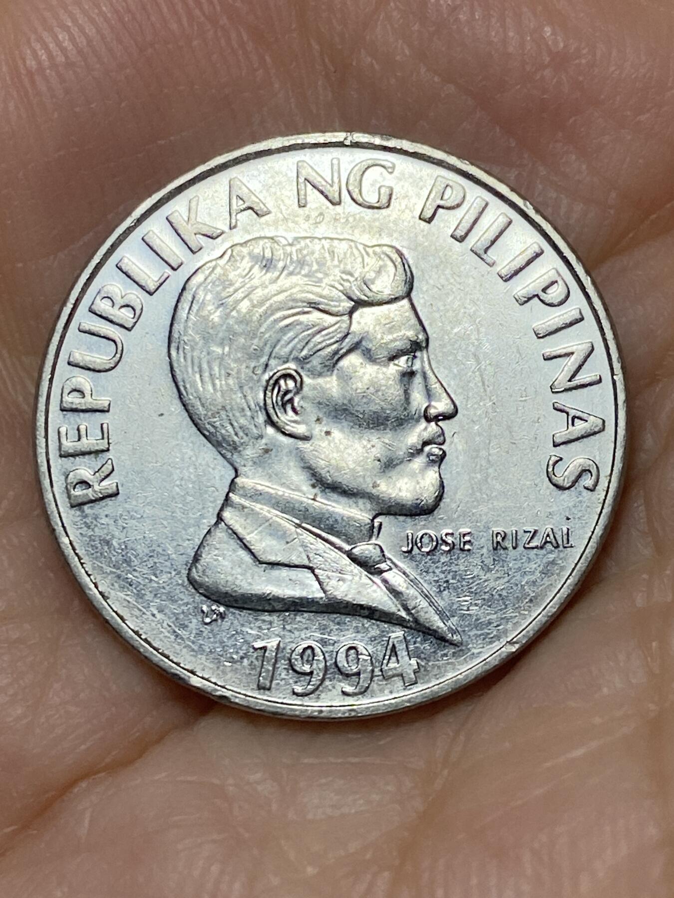 2025年第九十三场(总第一百一十九场）外国好品散币(免佣金) 菲律宾🇵🇭1994年1比索(缩小尺寸版)