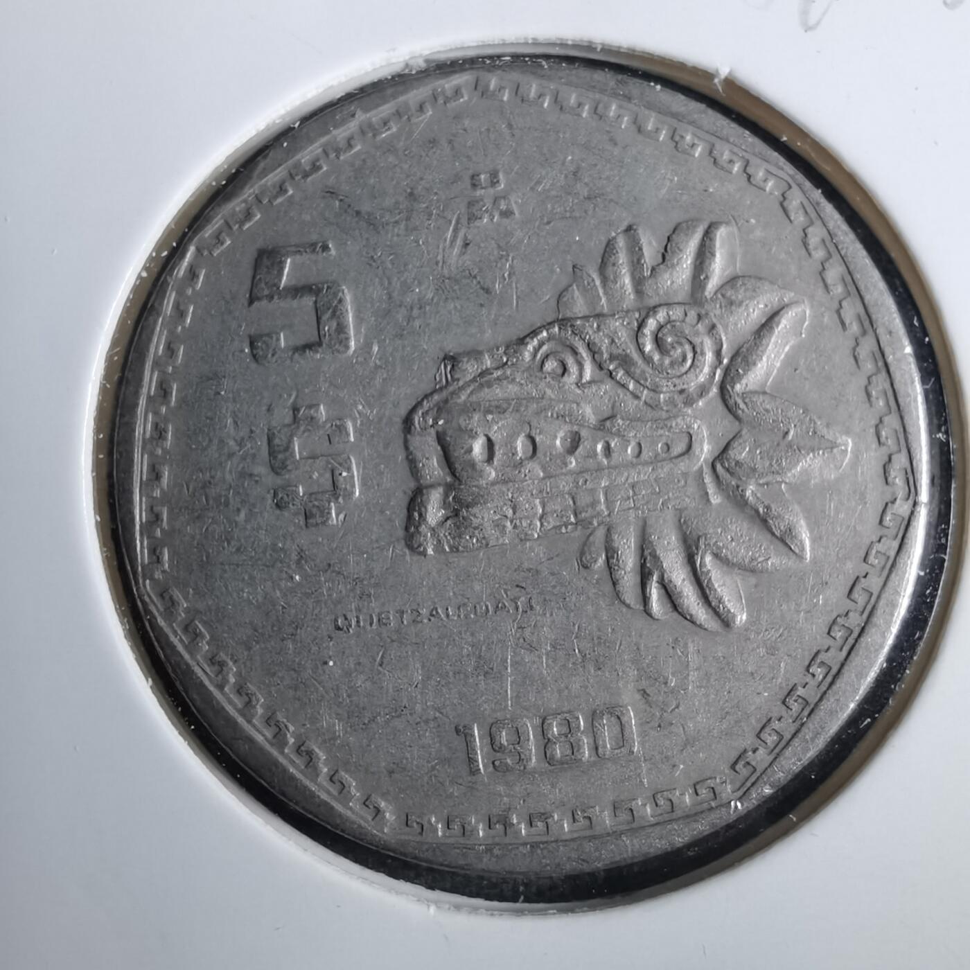 沼泽如烟--第846场 墨西哥1980年5比索