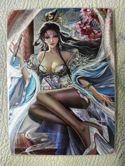 花开卡拍第39期（9月21号周日截拍，品控勿拍!!!拍品不寄存，运费5元，自制卡难免瑕疵，可能存在轻微撞角爆边等出厂瑕疵，品控介意勿拍！） - 卡玩帕克 2024.2满赠 曹植 粗闪