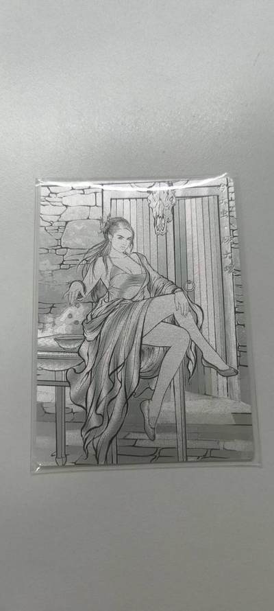 夜之极第三十一期 （9月20日周六晚9点截拍，欢迎竞拍） - 卡德曼 张建东水浒盲盒 99编 线稿 顾大嫂 10/99