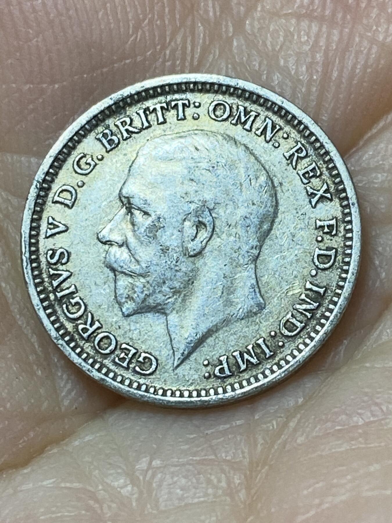 2025年第九十四场(总第一百二十场）外国好品散币(免佣金) 英国🇬🇧1933年3便士银币(乔治五世第四版，500银)