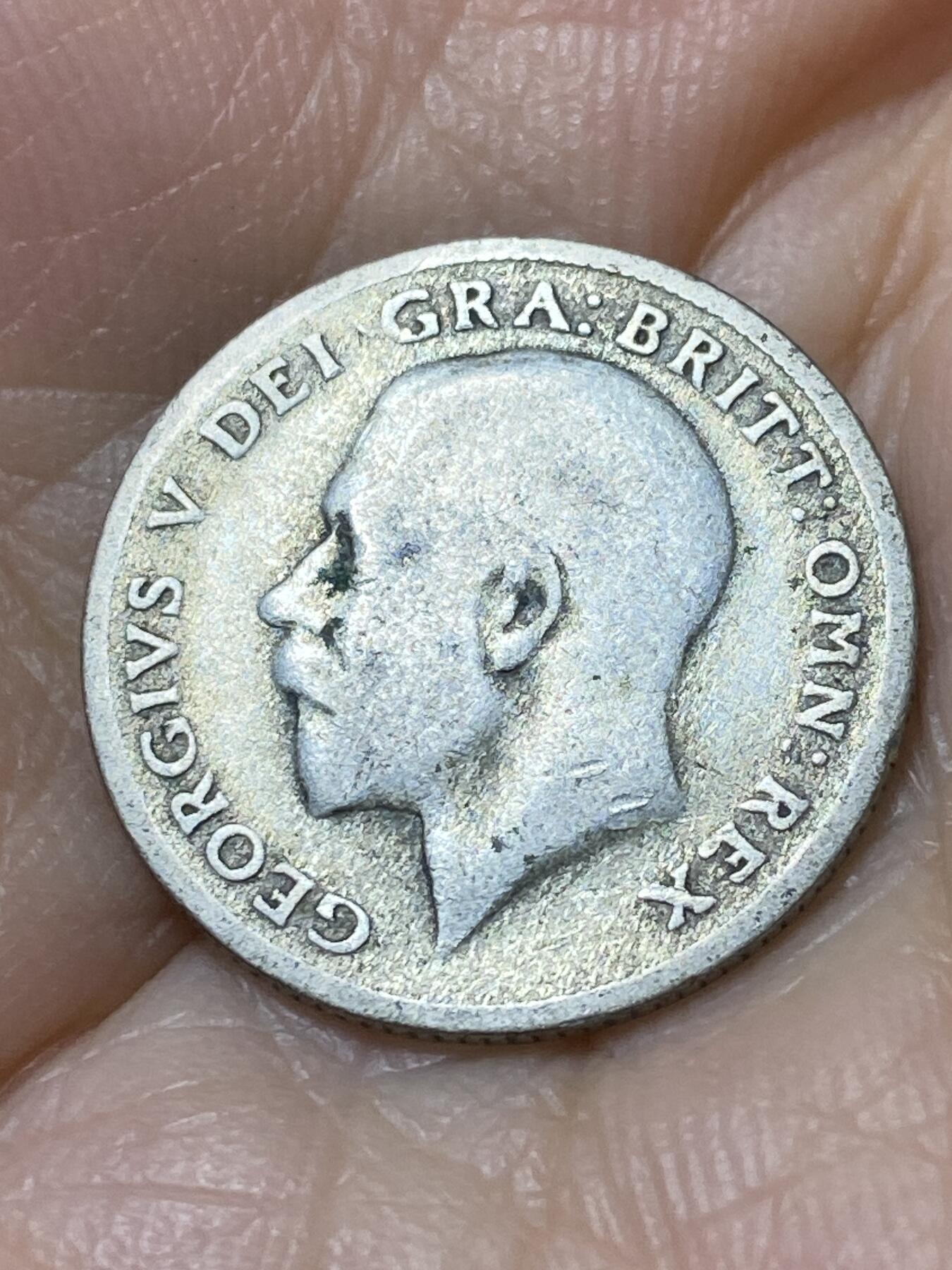 2025年第九十四场(总第一百二十场）外国好品散币(免佣金) 英国🇬🇧1920年6便士银币(乔治五世第一版，关门年，925银)