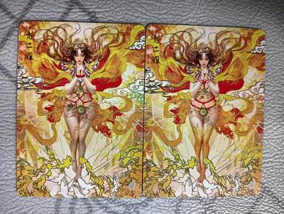 花开卡拍第39期（9月21号周日截拍，品控勿拍!!!拍品不寄存，运费5元，自制卡难免瑕疵，可能存在轻微撞角爆边等出厂瑕疵，品控介意勿拍！） - 燎原 焱卡文化 太虚幻境 尤二姐 幻普