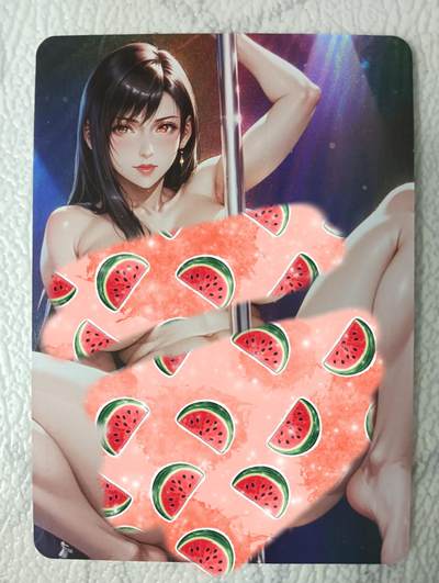 花开卡拍第39期（9月21号周日截拍，品控勿拍!!!拍品不寄存，运费5元，自制卡难免瑕疵，可能存在轻微撞角爆边等出厂瑕疵，品控介意勿拍！） - 艺术卡 钢管舞系列5  正反不同图 彩闪