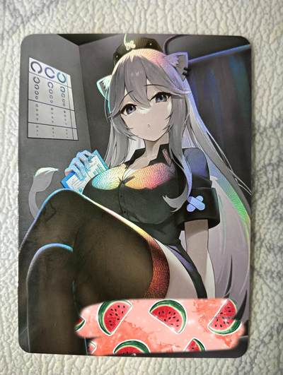 花开卡拍第39期（9月21号周日截拍，品控勿拍!!!拍品不寄存，运费5元，自制卡难免瑕疵，可能存在轻微撞角爆边等出厂瑕疵，品控介意勿拍！） - 足欲系列  麻辣教师 彩闪