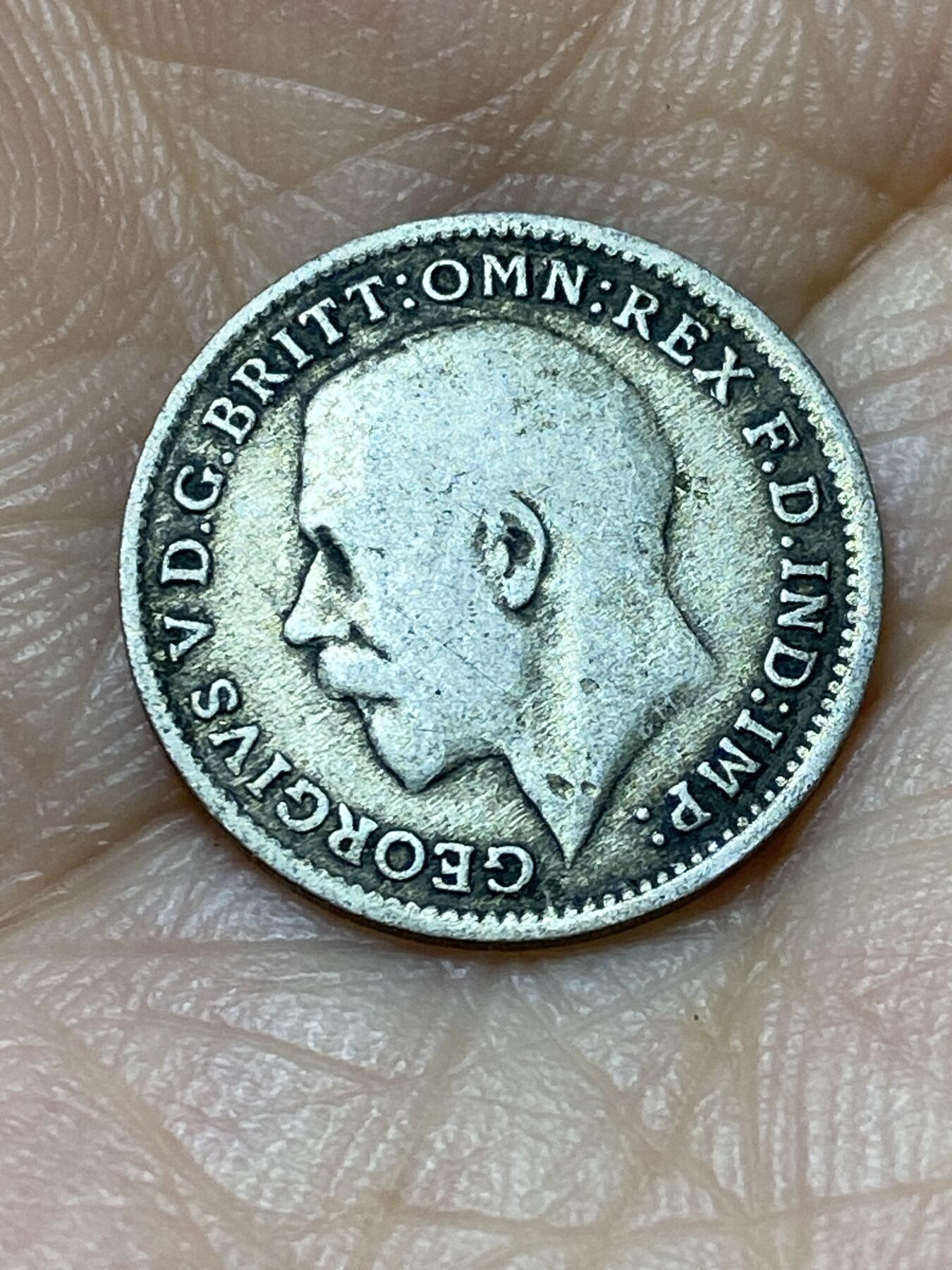 2025年第九十四场(总第一百二十场）外国好品散币(免佣金) 英国🇬🇧1920年3便士银币(乔治五世第二版首发年，500银)