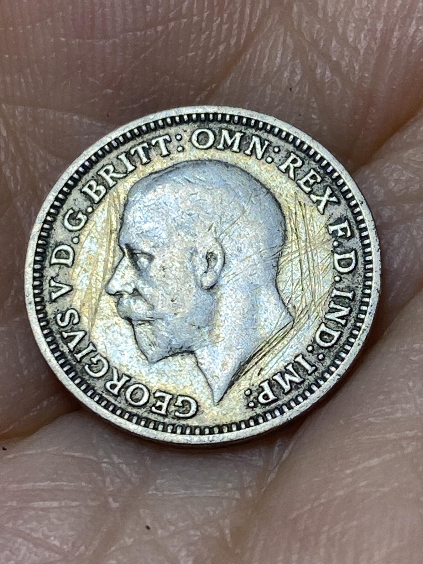 2025年第九十四场(总第一百二十场）外国好品散币(免佣金) 英国🇬🇧1932年3便士银币(乔治五世第四版，500银)