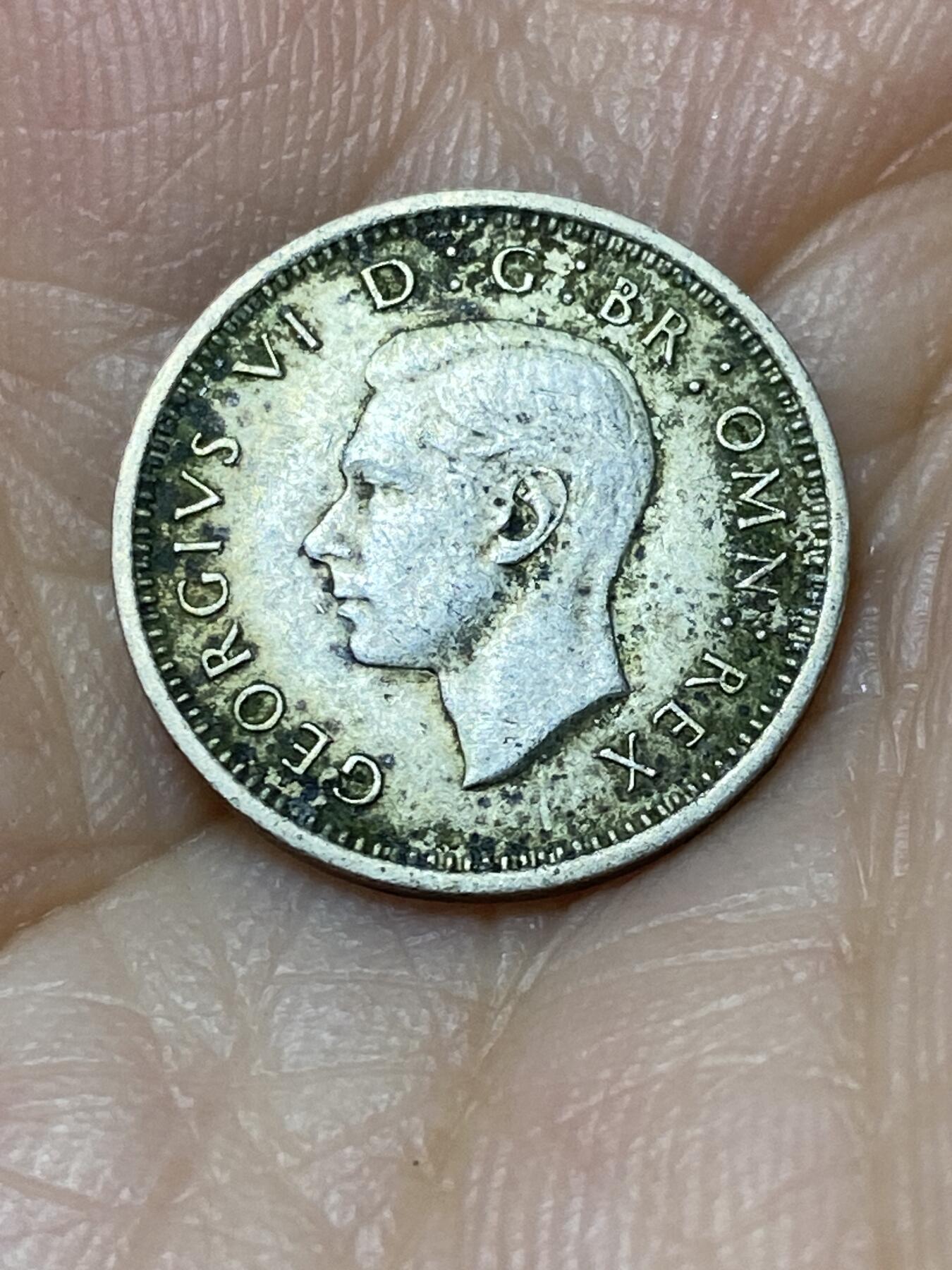 2025年第九十四场(总第一百二十场）外国好品散币(免佣金) 英国🇬🇧1937年3便士银币(乔治六世加冕年，第一版首发年，500银)