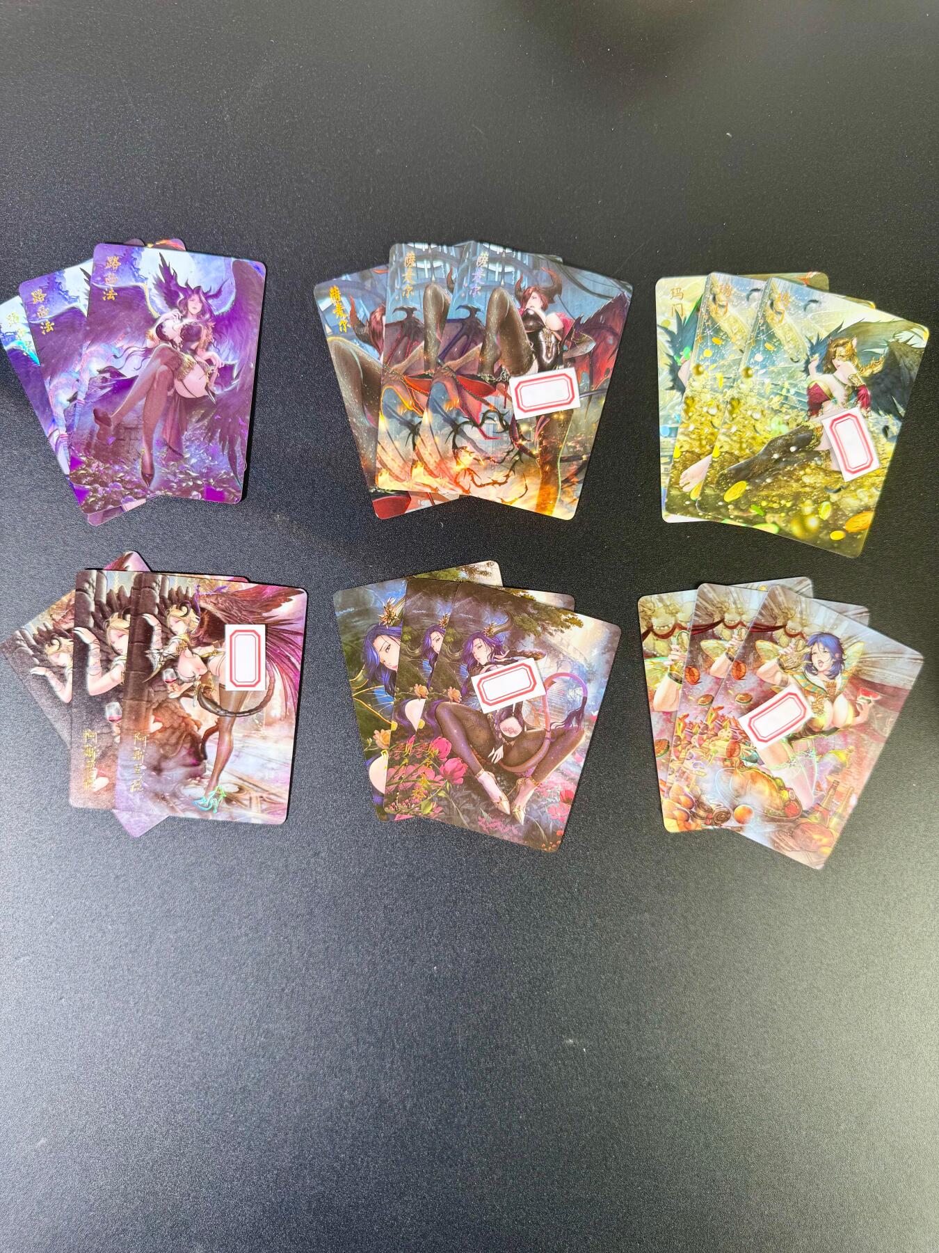 NO.10  每周好又多金牌大场，一站式配齐，方便凑单！（周6晚7点半截拍，卖家送拍0抽成！） 焱卡 七宗罪 6人物三渐变 彩闪 18张
