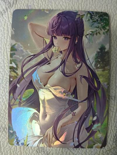 花开卡拍第39期（9月21号周日截拍，品控勿拍!!!拍品不寄存，运费5元，自制卡难免瑕疵，可能存在轻微撞角爆边等出厂瑕疵，品控介意勿拍！） - 凌墨满赠卡 婚纱少女 彩闪