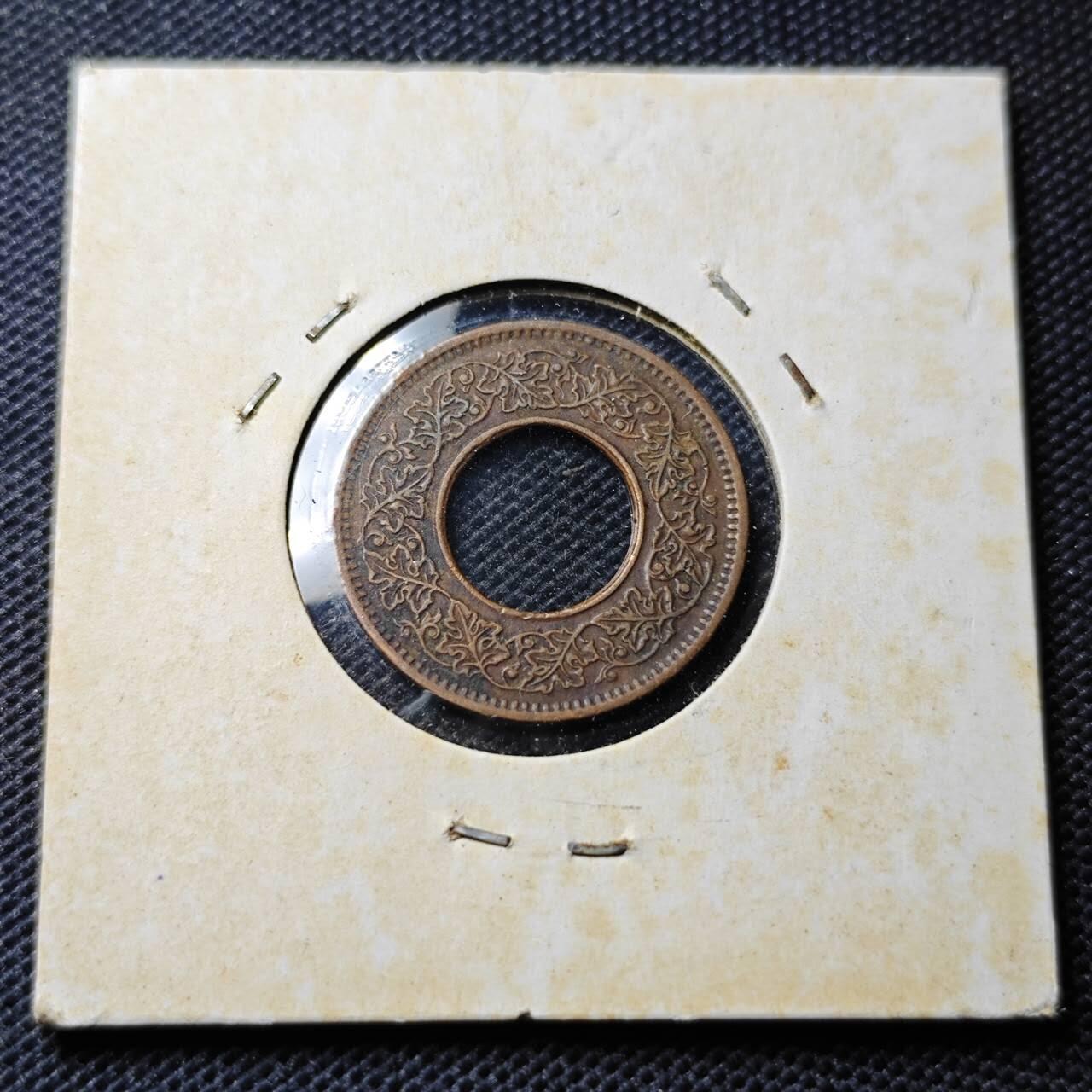KK钱币收藏小铺 第342场 2月预留时间 周末发货 1945印度1派沙 铜币