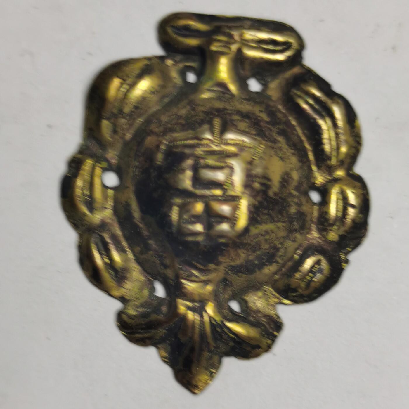 藏珍品阁专场75期 清末鎏金银花