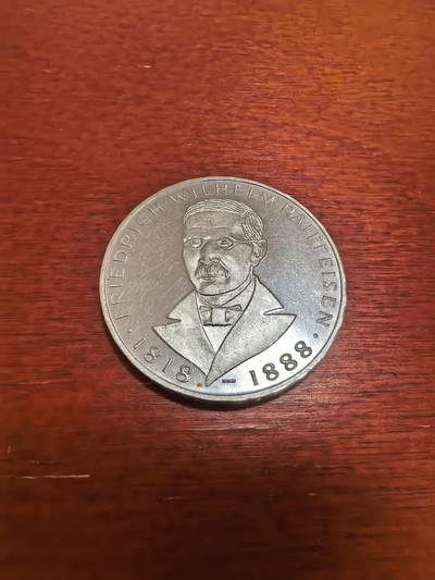 长老汇蛇年精选第四十九场拍卖 - 1968西德赖夫艾森诞辰150周年银币