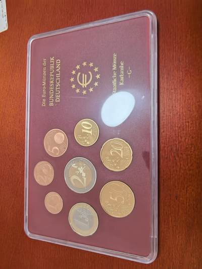 长老汇蛇年精选第四十九场拍卖 - 2004G德国欧元8枚精制套装，含外纸（2）