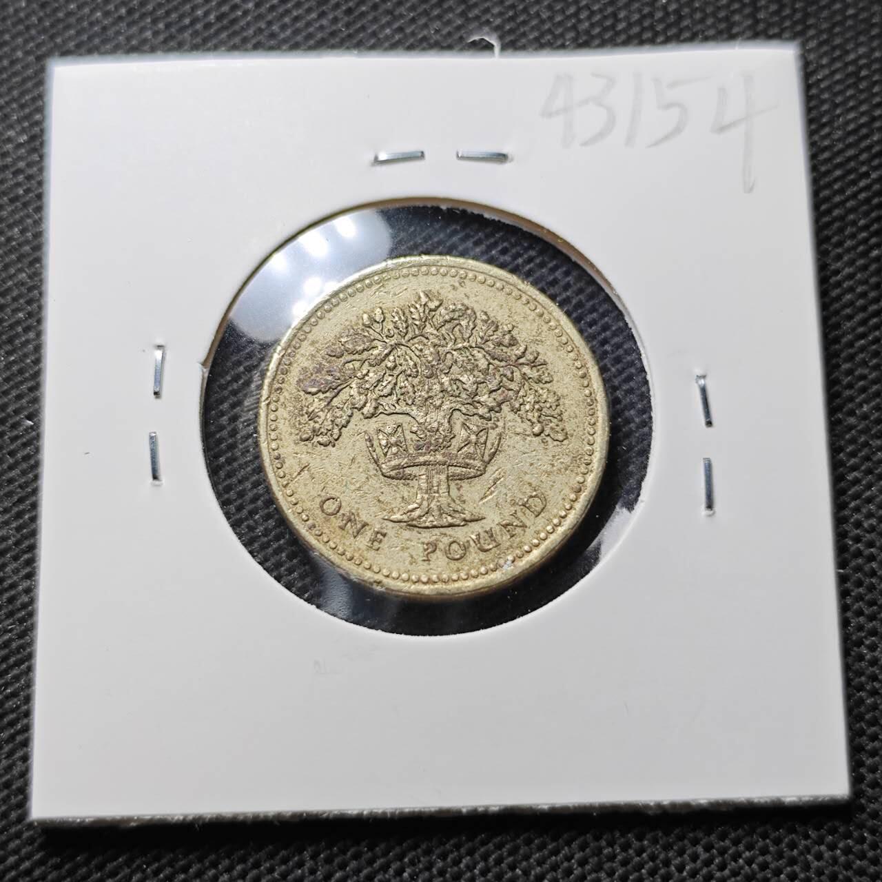 KK钱币收藏小铺 第343场 2月预留时间 周末发货 1987英国1英镑 
