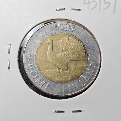 KK钱币收藏小铺 第343场 2月预留时间 周末发货 - 1993芬兰10马克 