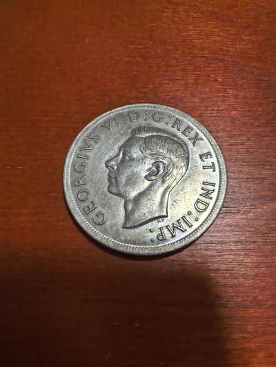 长老汇蛇年精选第五十场拍卖 - 1939加拿大乔治六世议会1加元银币
