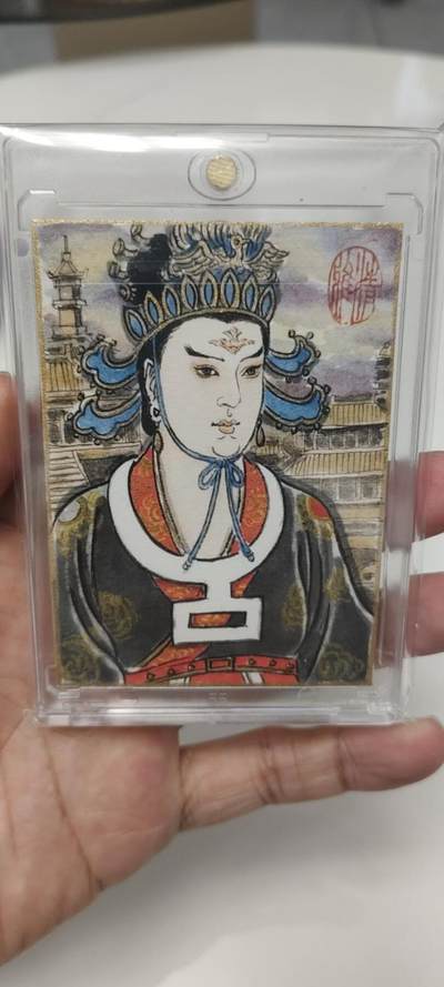 秋原瞳的小店第二十四期（持续收拍，祝大家国庆中秋快乐，好好睡它个自然醒） - 卢艺丰手绘武则天，➕卡背专属大印，细节经得起考验