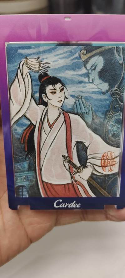 秋原瞳的小店第二十四期（持续收拍，祝大家国庆中秋快乐，好好睡它个自然醒） - 卢艺丰手绘——紫霞仙子，一念成佛，专属配套紫色卡砖